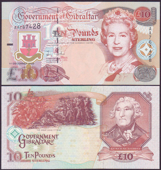 2006 Gibraltar 10 Pounds (Unc)